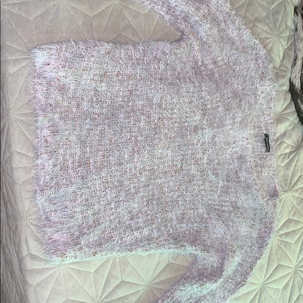 Fuzzy warm sweater